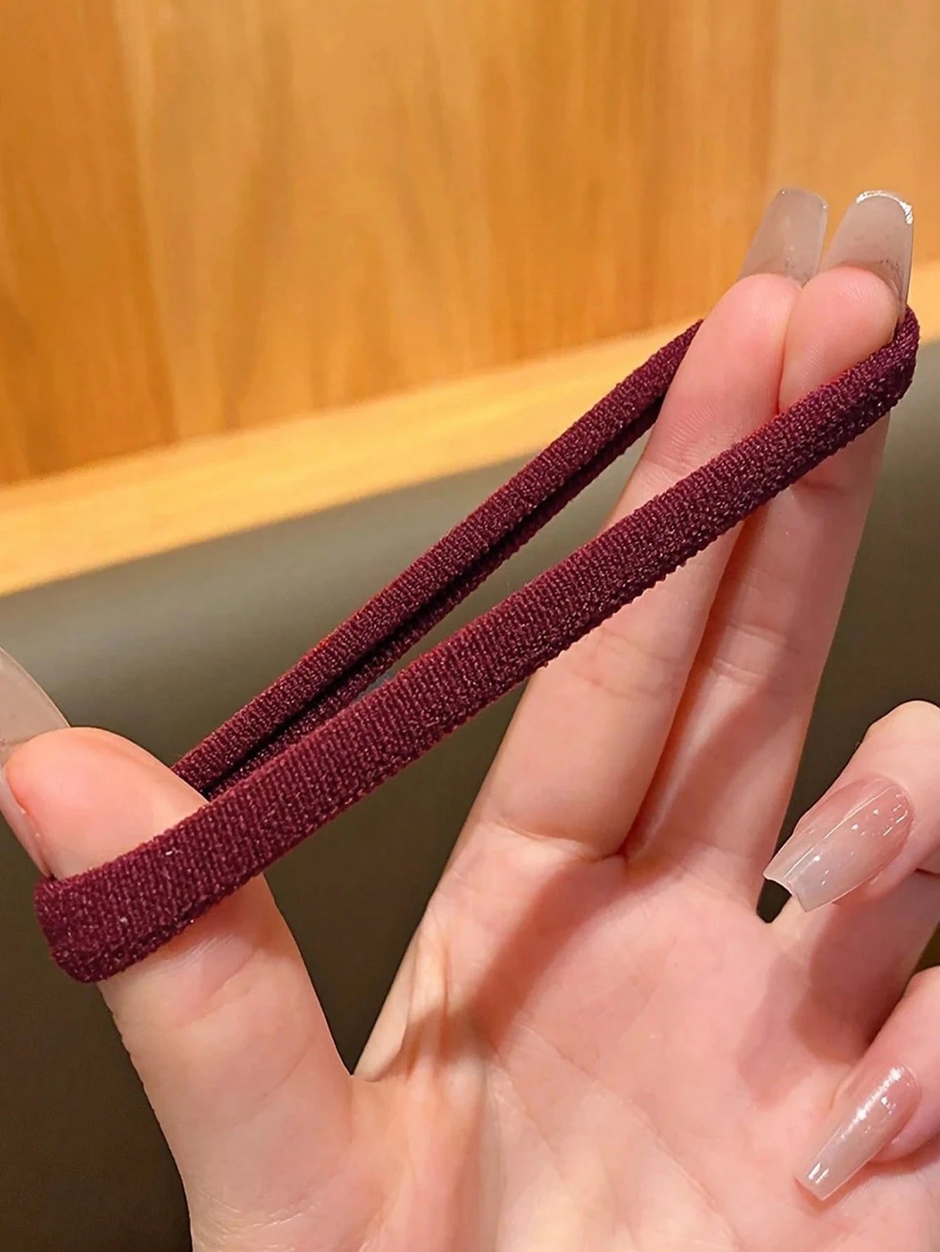 Women Plain Simple Hair Ties 100pcs