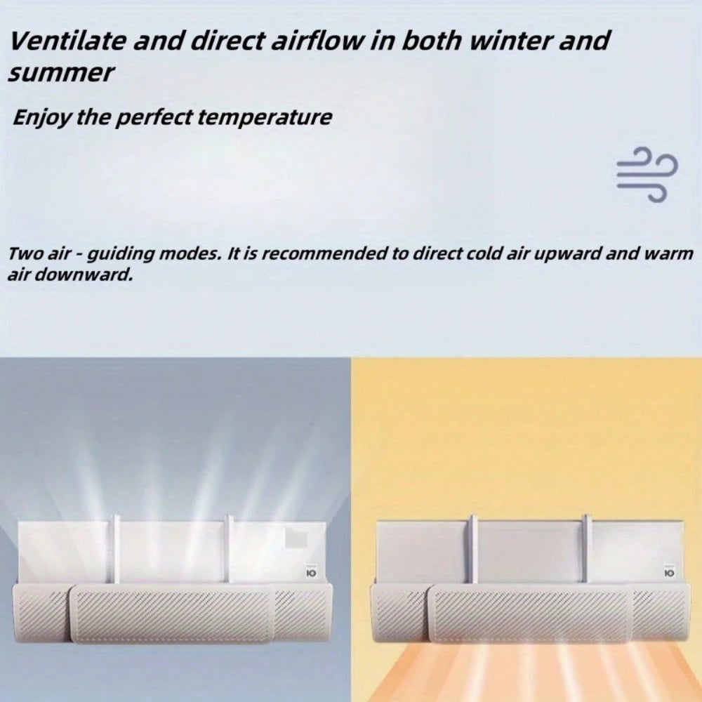 Universal A/C wind deflector
