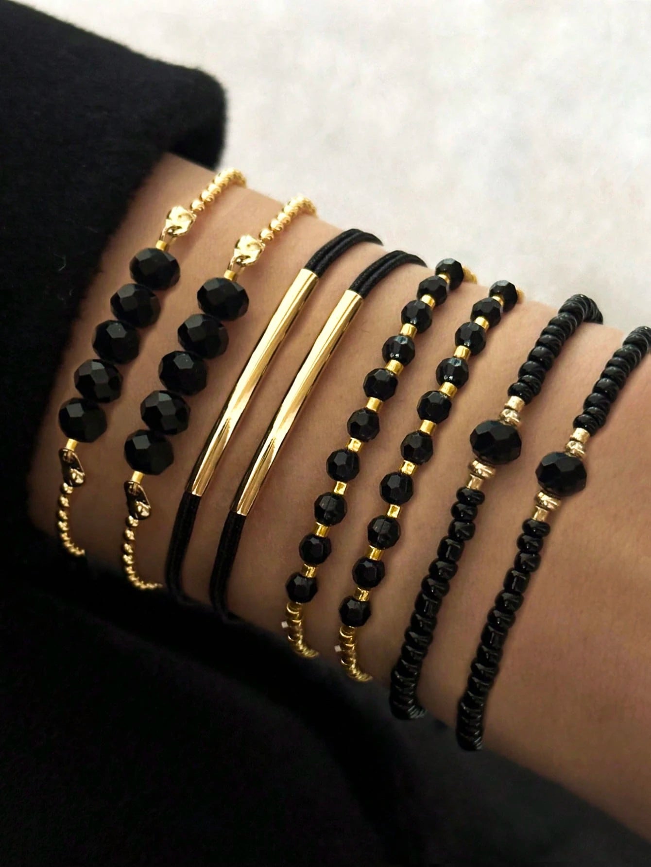 8pc Bracelets/Gold For Women
