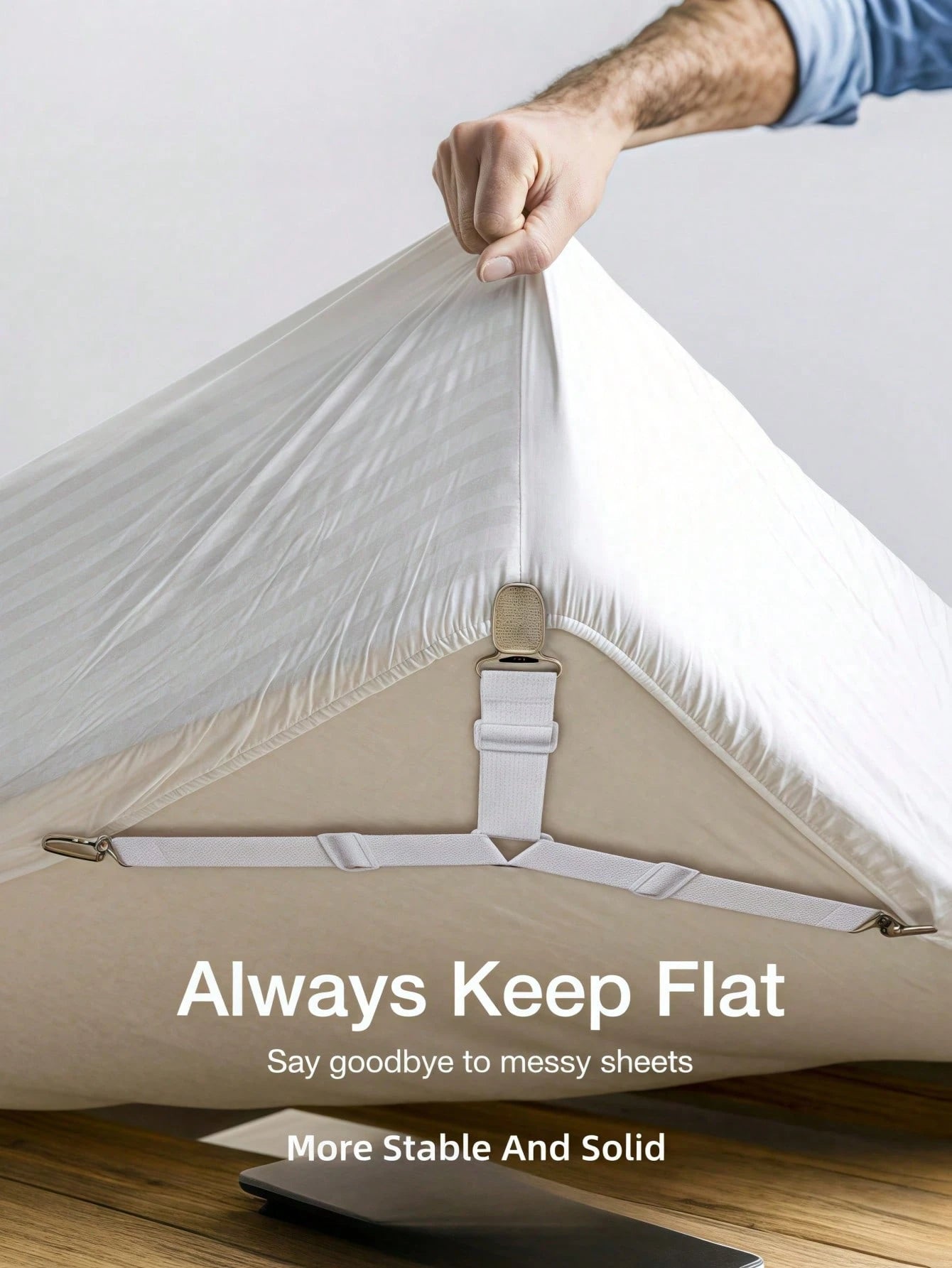 Anti-Slip Sheet Straps 4pcs