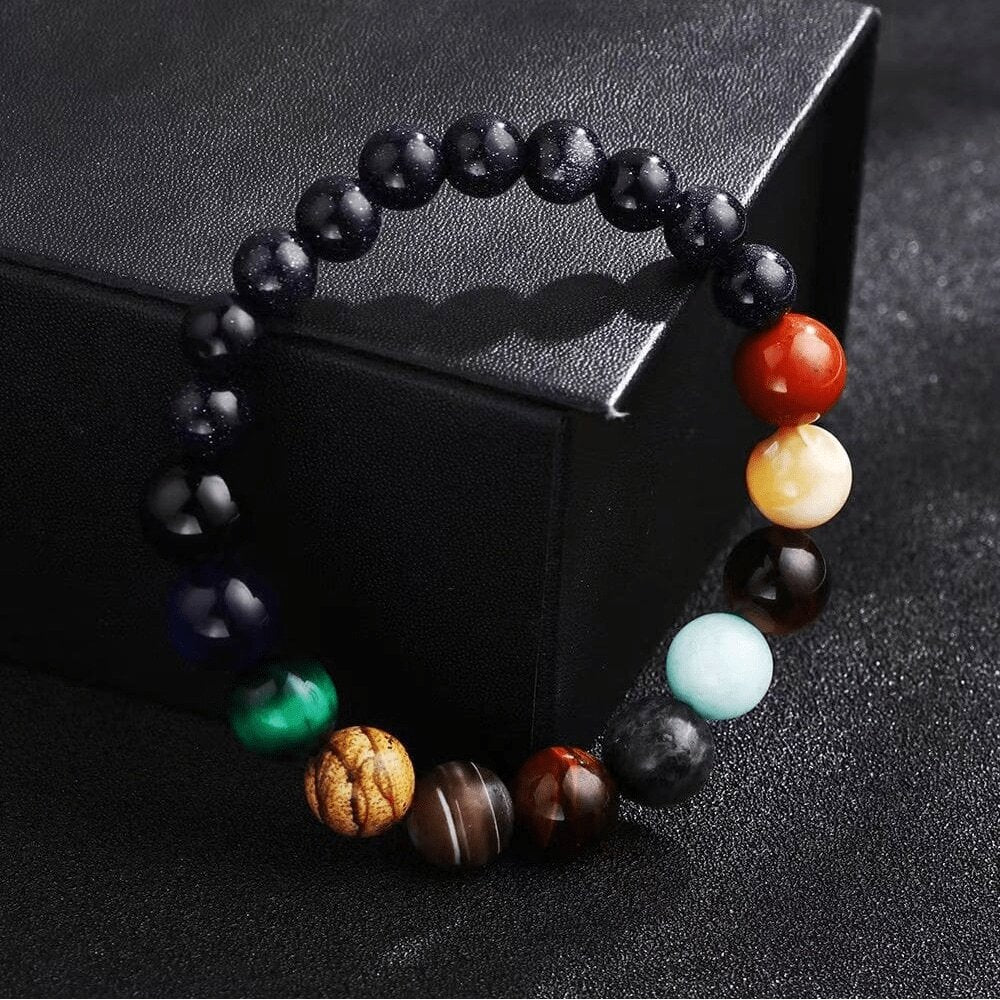 8 Planets Natural Stones Bracelet