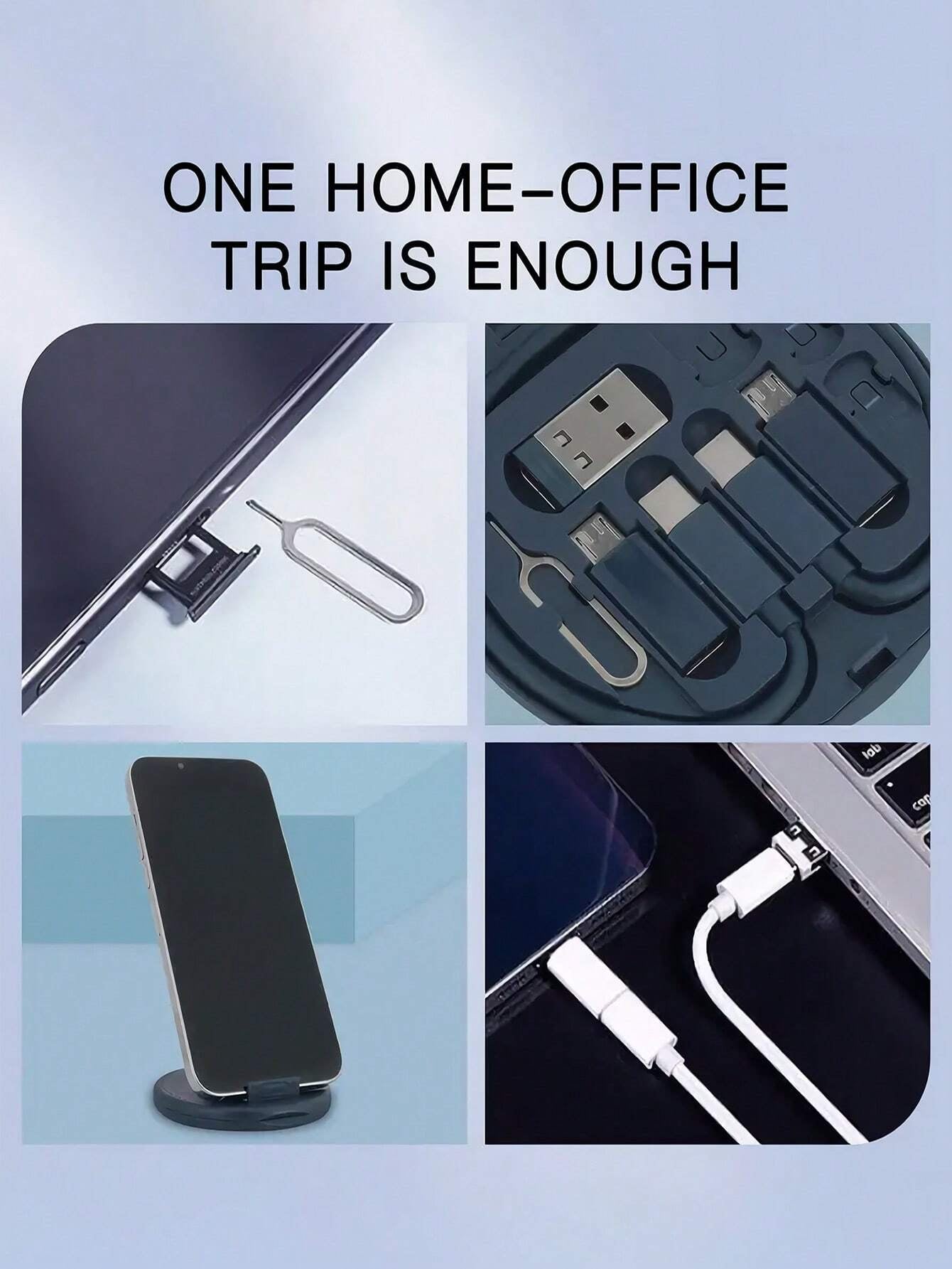 Universal Charging & Data Hub Kit/Phone stand