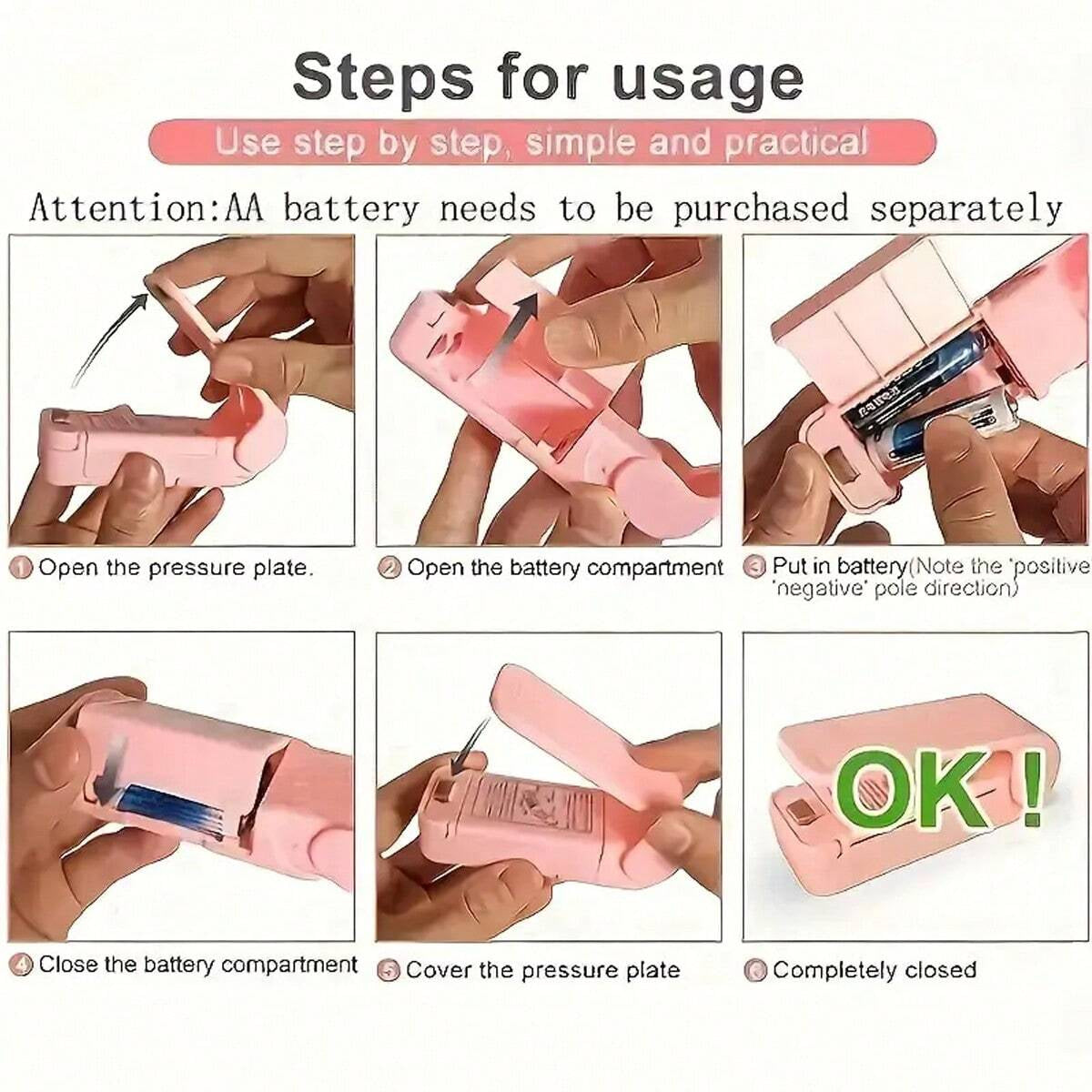 Mini Portable Snack Sealer Machine