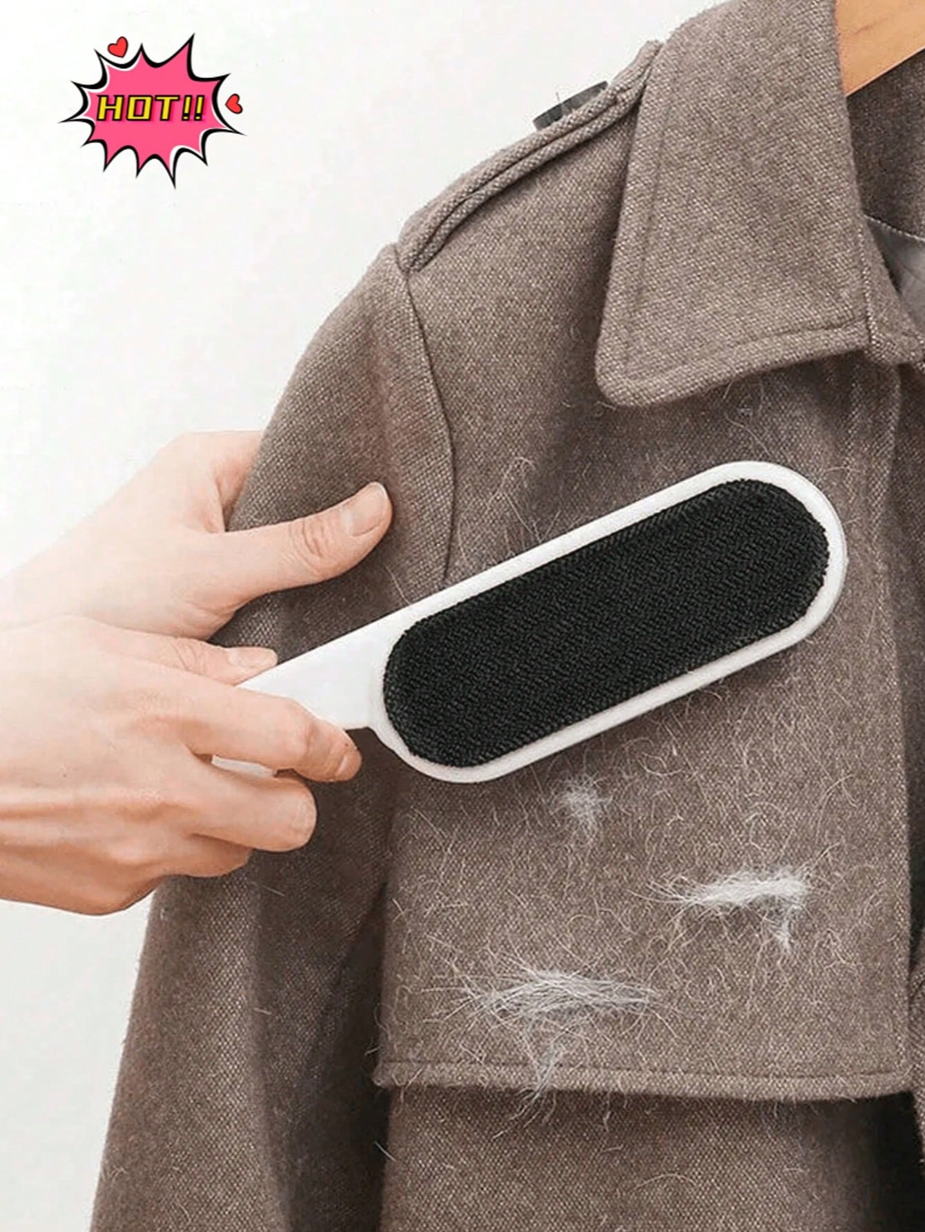 Hair remover brush