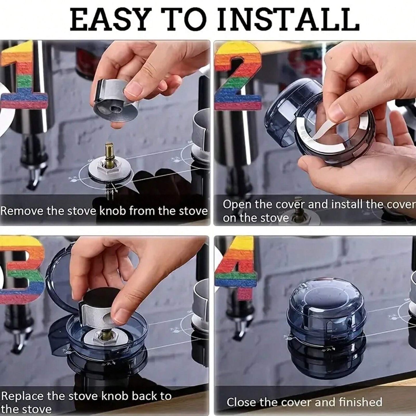 3M Stove Knob Covers 5pcs