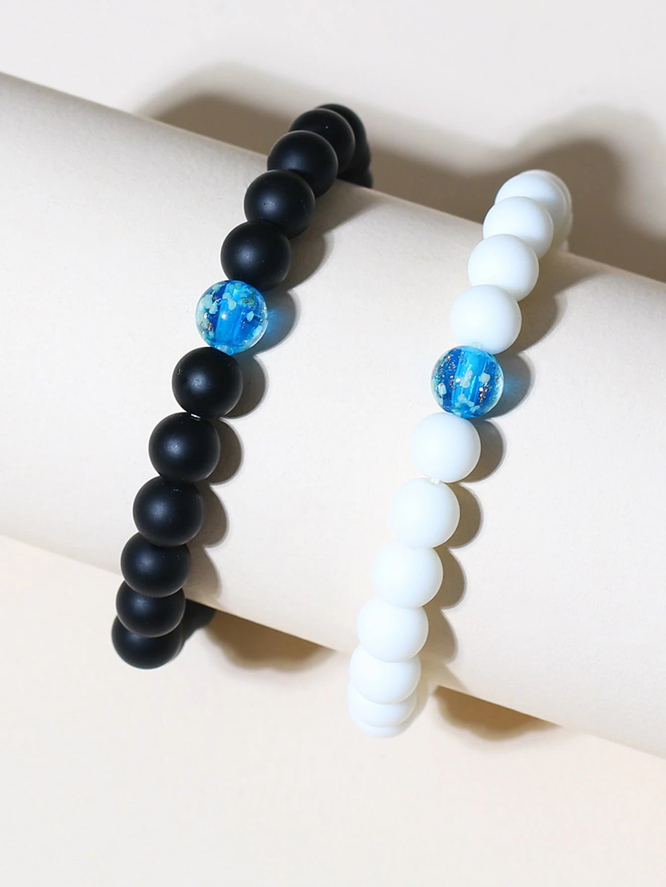 Couple Glow In The Dark Bracelet Stone