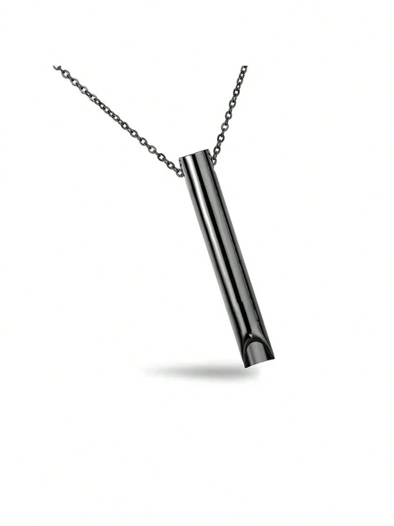Breathing/Blowing Straw Anxiety Stress Relief Necklace