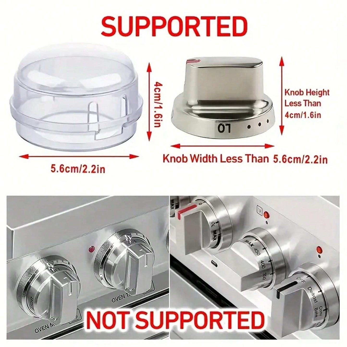 3M Stove Knob Covers 5pcs