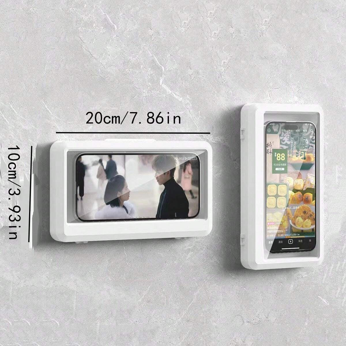 Waterproof And Anti-Fog Bathroom or Kitchen Mobile Phone Holder