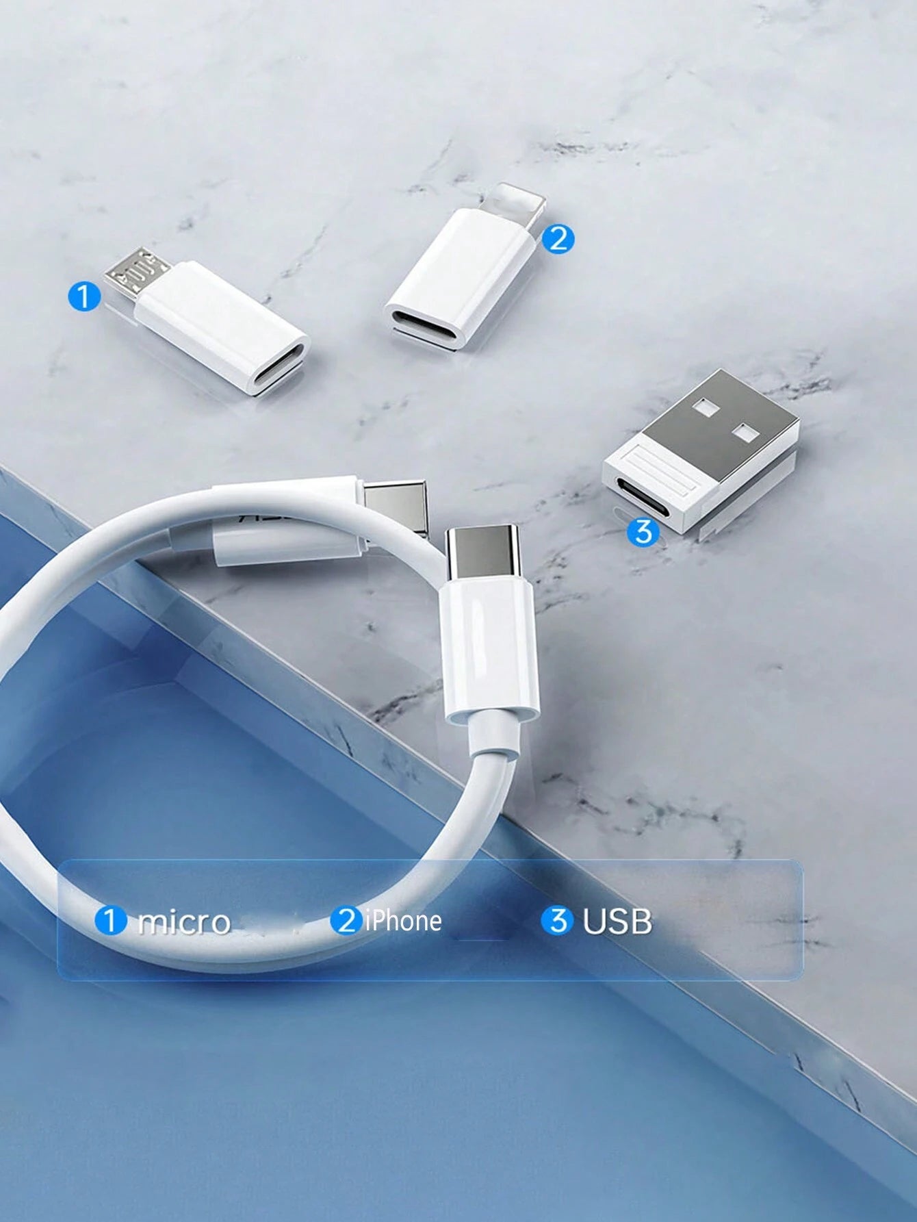Universal Charging & Data Hub Kit/Phone stand