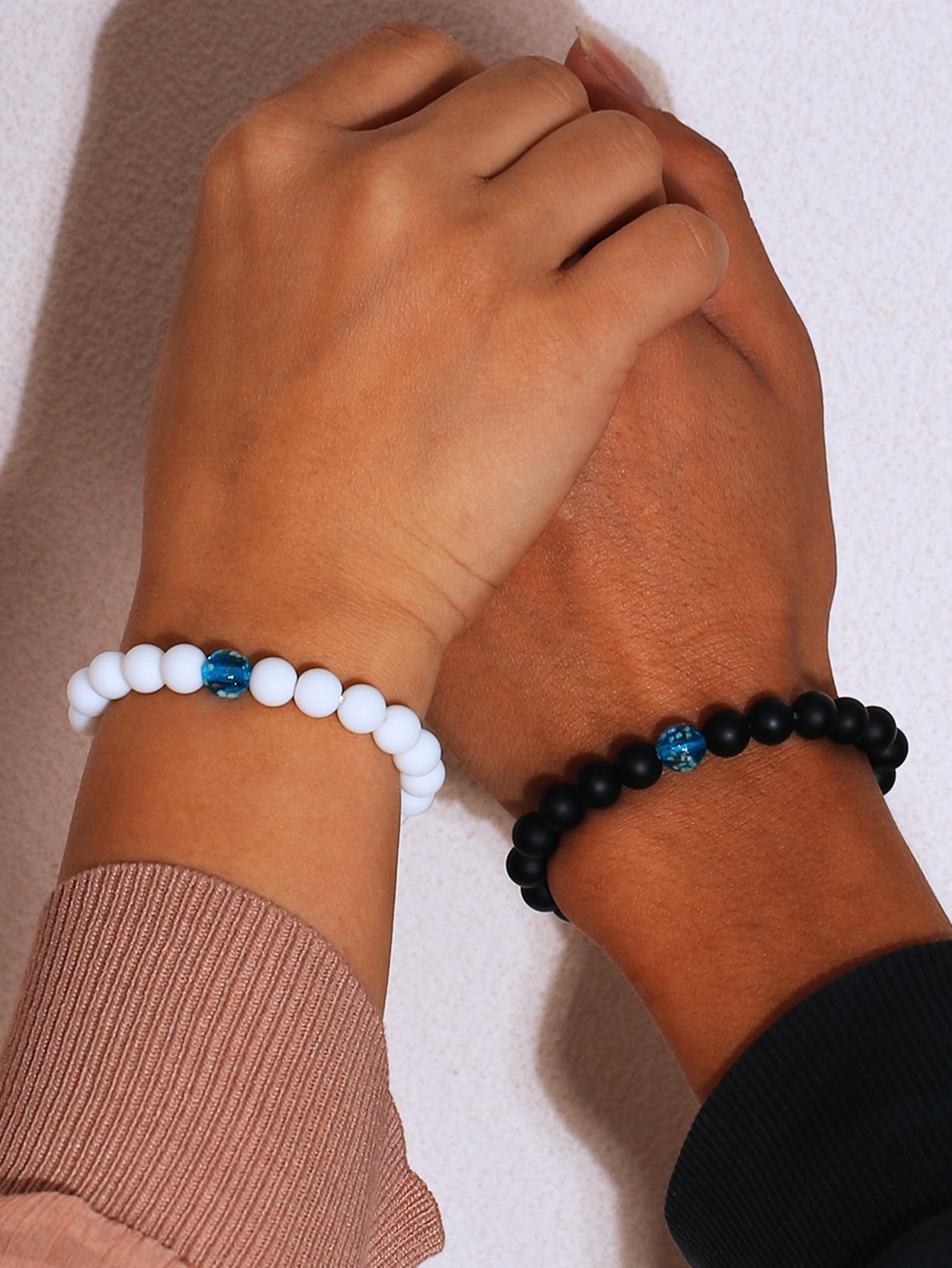 Couple Glow In The Dark Bracelet Stone
