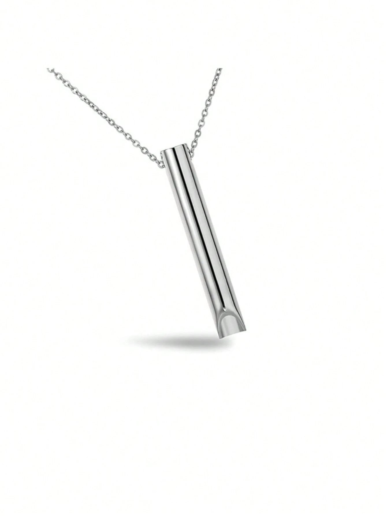Breathing/Blowing Straw Anxiety Stress Relief Necklace