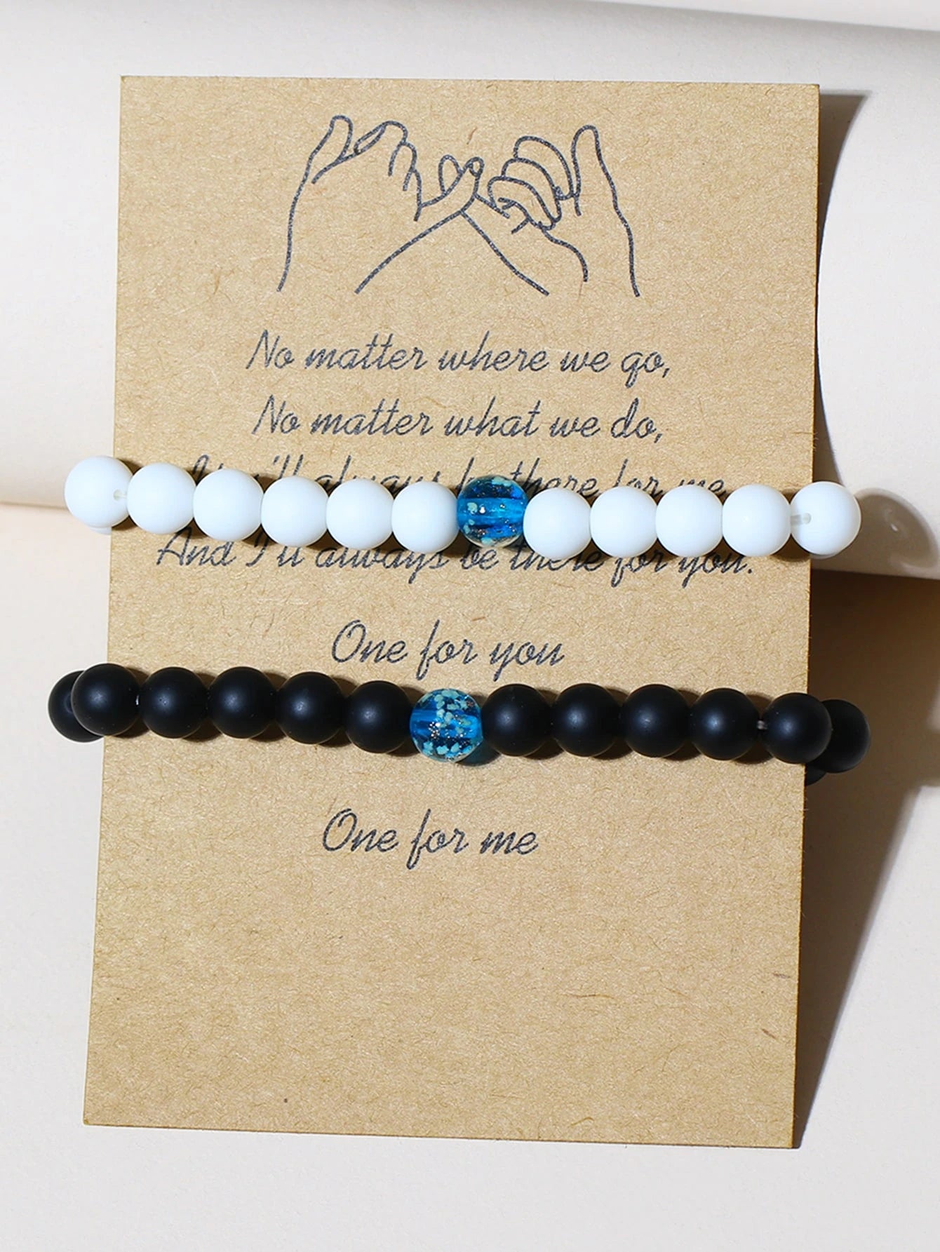 Couple Glow In The Dark Bracelet Stone