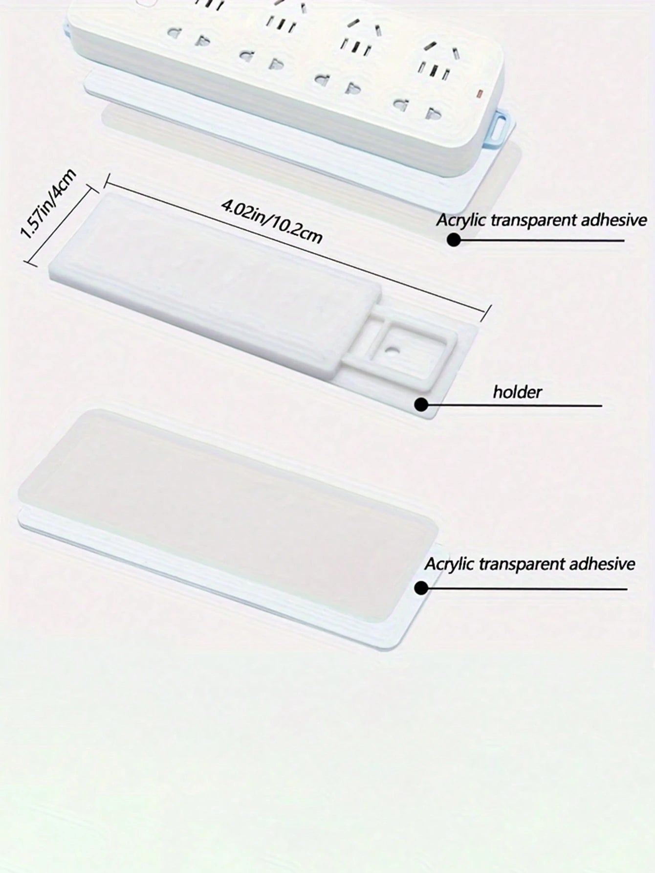 Power Outlet Wall Holder ( 4pcs)