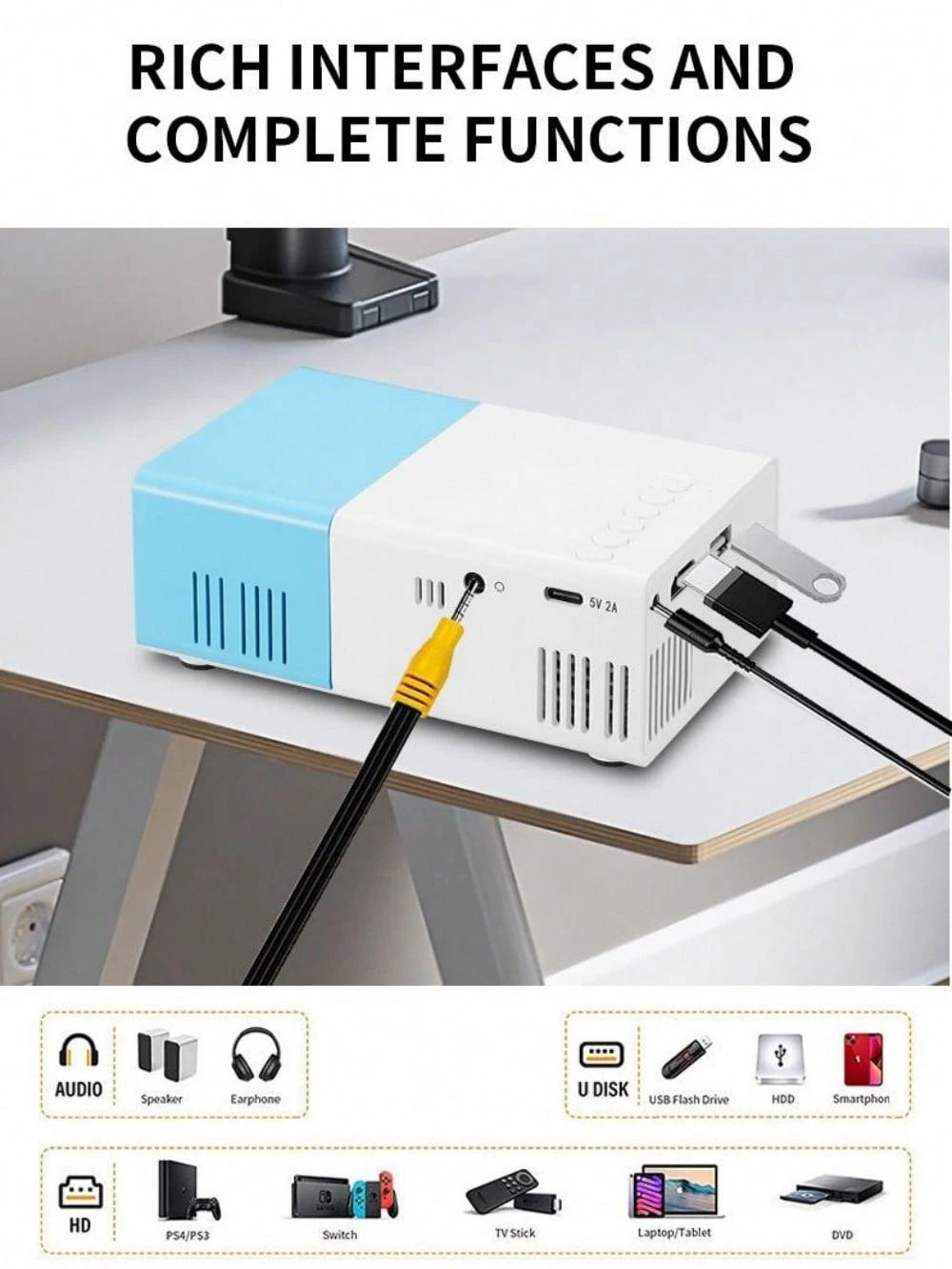 Mini Projector Portable