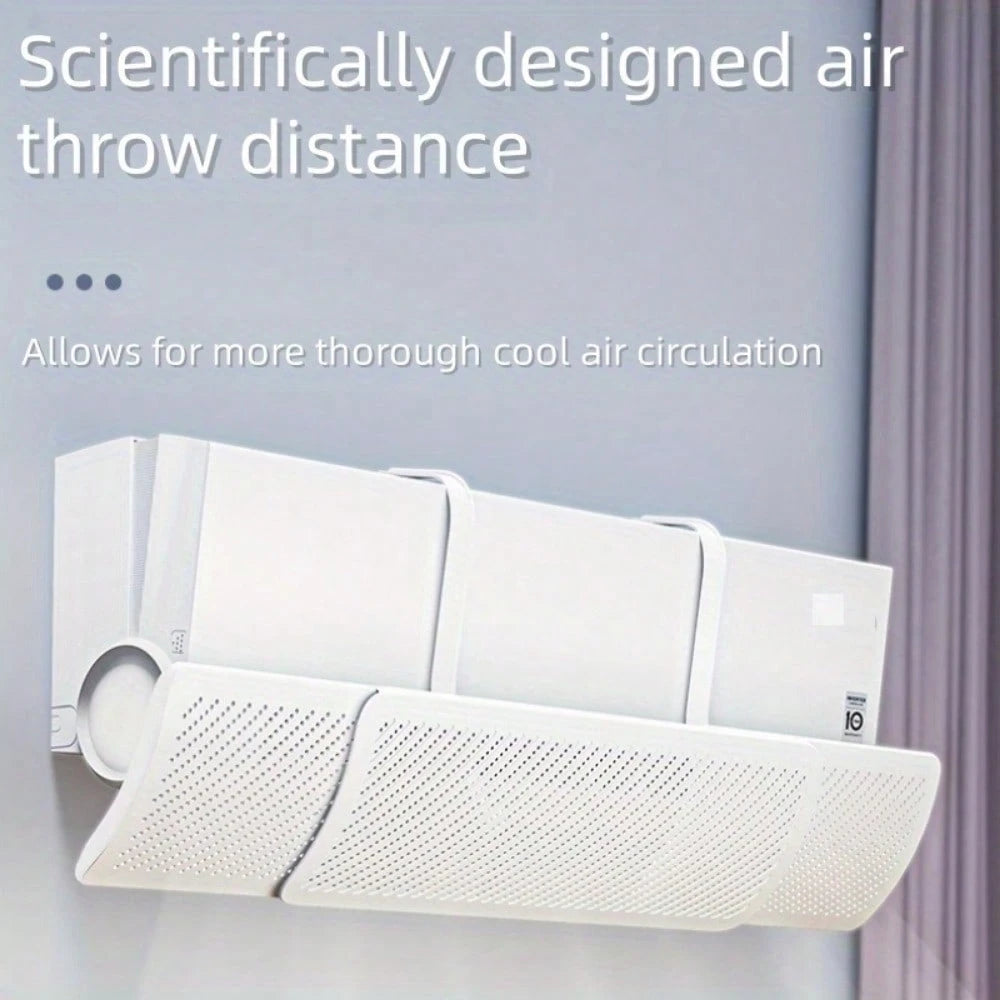 Universal A/C wind deflector