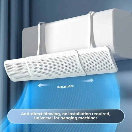 Universal A/C wind deflector