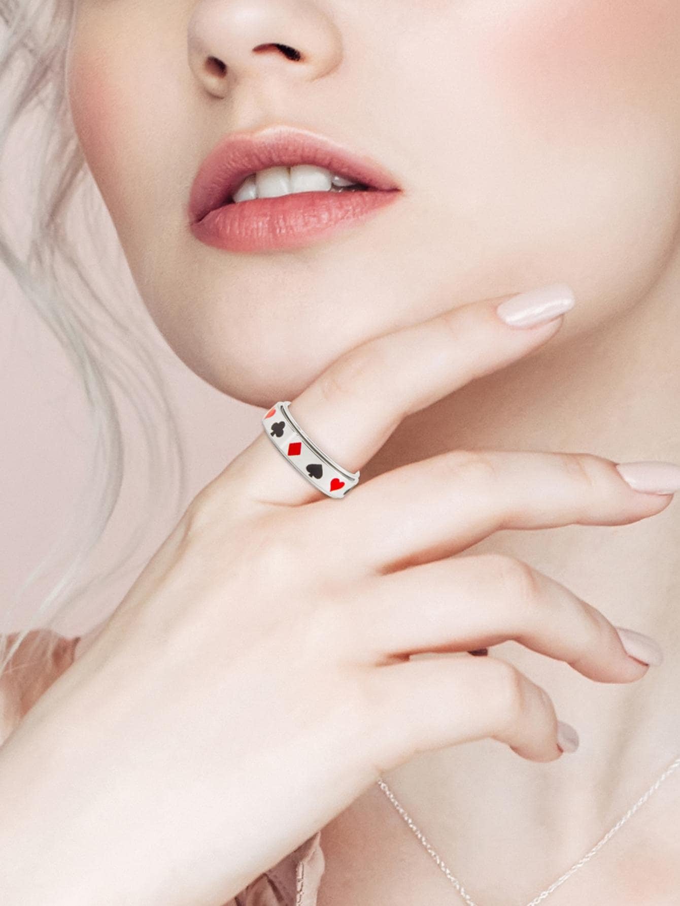 Playing Cards Rotating Ring