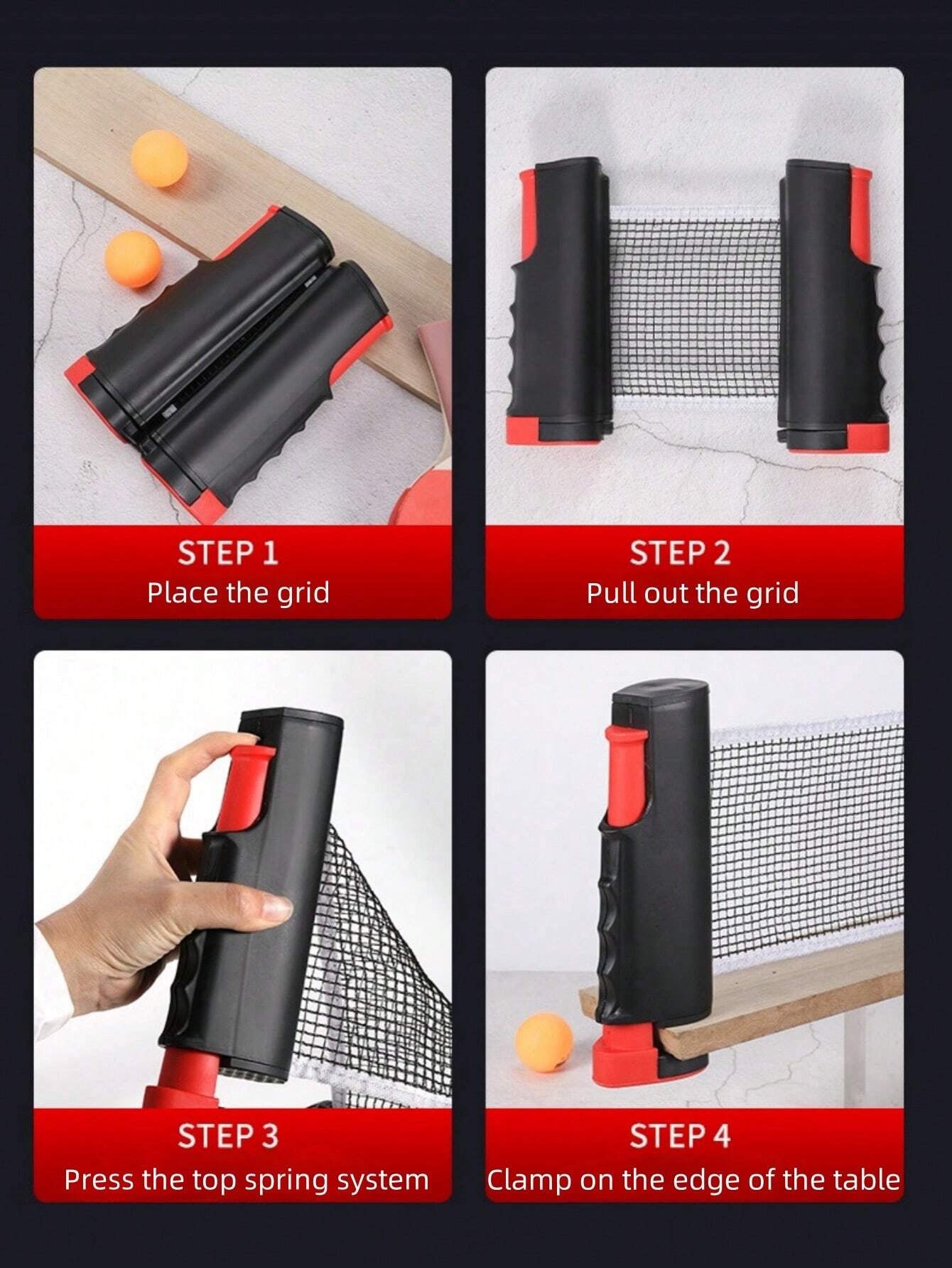 Retractable Table Tennis Net